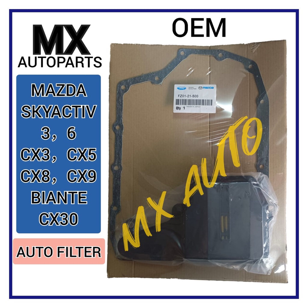 ชุดกรอง TRANSMISSION อัตโนมัติ OEM SET MAZDA 3 , 6 CX-30 CX3 CX5 CX8 BIANTE (เครื่องยนต์ SKYACTIV)