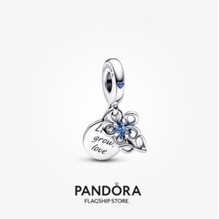 Pandora จี้ดอกไม้บาน สองชั้น