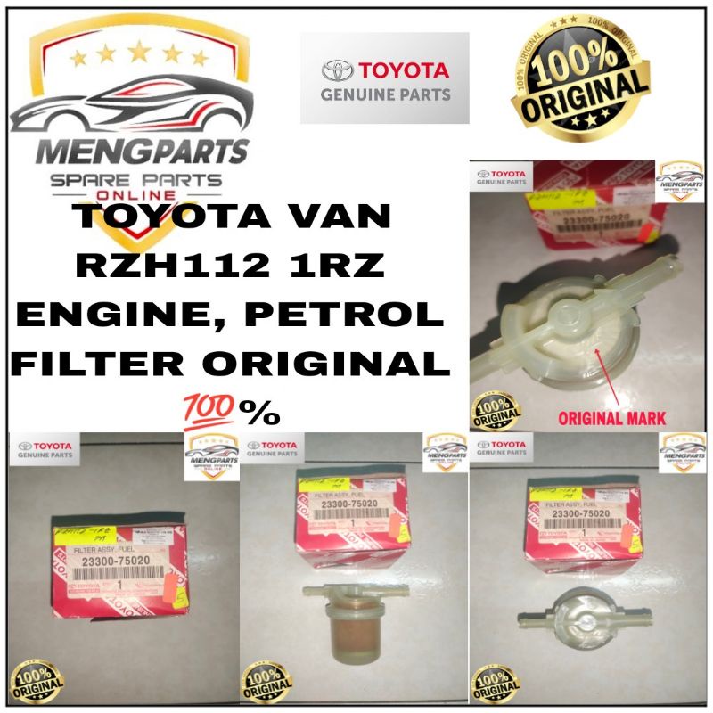 💯% TOYOTA HIACE VAN PETROL RZH112 1RZ PETROL FILTER 23300-7520