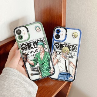 เคสโทรศัพท์มือถือ TPU แบบนิ่ม ลายการ์ตูนวันพีช ลูฟี่ สําหรับ ไอโฟน 11 Pro X XS MAX 7 8 plus SE2020