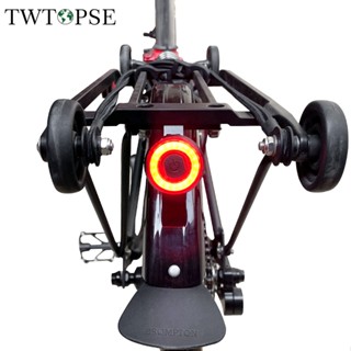 Twtopse ชุดเมาท์ขาตั้งไฟท้ายจักรยาน กันน้ํา สําหรับ Brompton