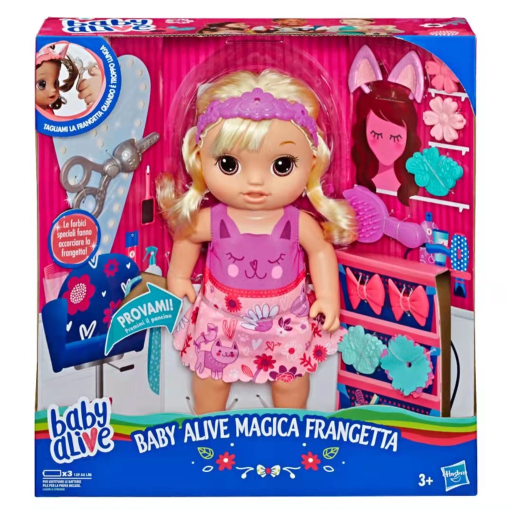 Baby Alive Snip ‘n Style Baby Blonde Hair Talking Doll E5241 Baby Alive Snip 'n Style ตุ๊กตาพูดได้ ส