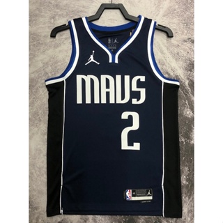 hot pressed 2023 nba Dallas Mavericks No. 2 Irving dark blue basketball jersey