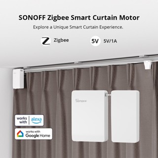 Sonoff ZB ผ้าม่านอัจฉริยะ ลาย Zigbee สําหรับตกแต่งบ้าน