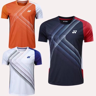 ใหม่ YONEX เสื้อกีฬาแบดมินตัน ระบายอากาศ ดูดซับเหงื่อ แห้งเร็ว เหมาะกับฤดูร้อน สําหรับผู้ชาย และผู้หญิง