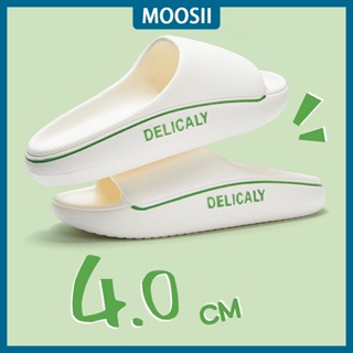 Moosii รองเท้าแตะ พื้นหนา เหมาะกับใส่ในบ้าน และคู่รัก ไซซ์ 36-45