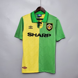 เสื้อกีฬาฟุตบอล ลายทีมเยือน 92-94 mu สไตล์เรโทร