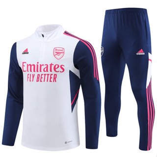 [พร้อมส่ง] ชุดวอร์มฟุตบอล Arsenal halfzip 2023 2024 คุณภาพสูง สําหรับเด็ก และผู้ใหญ่ 1:1