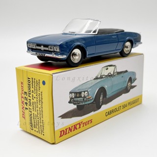 โมเดลรถยนต์ Dinky Peugeot Cabriolet 504 1:43 Diecast สไตล์วินเทจ คลาสสิก ของเล่นสําหรับเด็ก