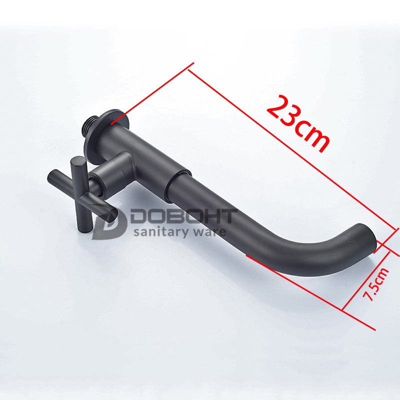 Doboht ก๊อกน้ําอ่างล้างหน้า สเตนเลส 304 360 องศา สีดํา CT109SS-BL ราคา ถูกที่สุด ดีลบีเคเค แกลเลอรีภาพที่ 6