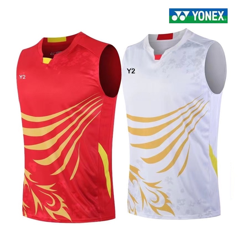 Yonex เสื้อกีฬาแบดมินตัน แขนกุด แบบแห้งเร็ว ระบายอากาศ 3622 2023