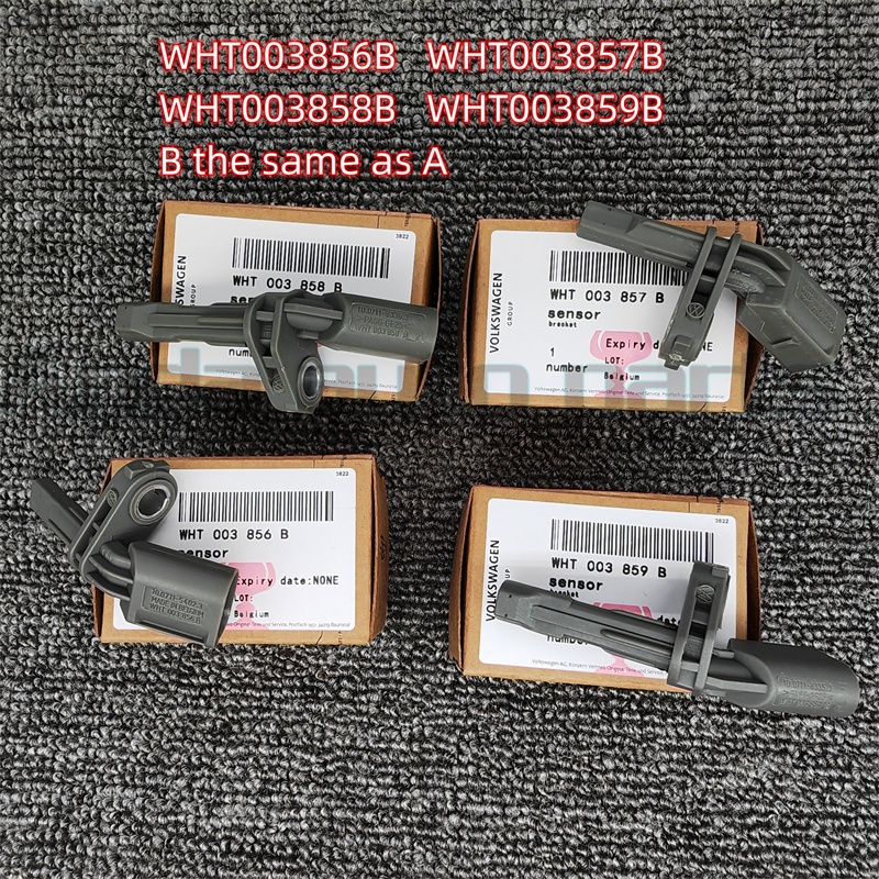 เซ็นเซอร์ความเร็วโฟล์คสวาเก้น 4 ชิ้น WHT003856WHT003857WHT003858WHT003859A สําหรับ Passat EOS Golf Beetle Jetta Tiguan Volkswagen ABS Sensor เซ็นเซอร์ความเร็วรถยนต์ WHT003856บี WHT003857บี WHT003858บี WHT003859บี