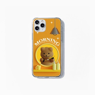 🇰🇷【 Artisquare Jelly Hard Case 】เคสแข็ง Quokkas Morning สําหรับ iPhone Samsung Galaxy