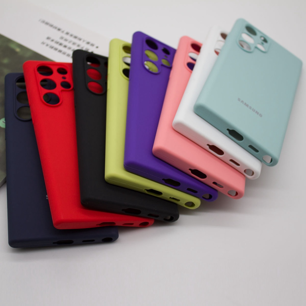 แฟชั่นซิลิโคนกันกระแทกสําหรับ Samsung Galaxy S22 S23 S24 S25 Plus Ultra กรณีป้องกันกล้อง S23 FE ฝาครอบ - รูปที่ 3