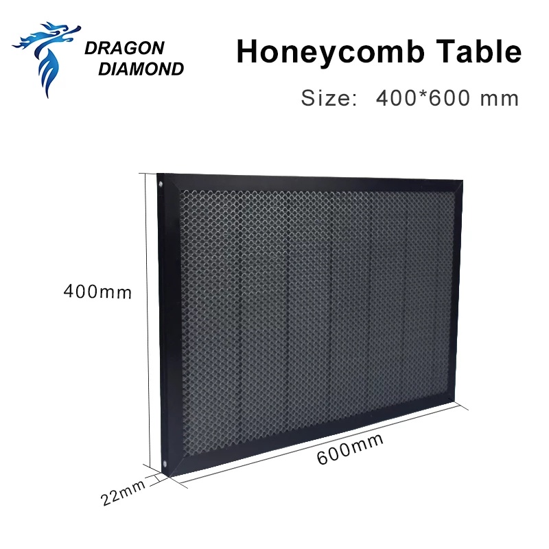 Drangon Diamond Co2 บอร์ดแพลตฟอร์มเลเซอร์ ลายรังผึ้ง ขนาด 400*600 มม. สําหรับเครื่องแกะสลักเลเซอร์ Co2