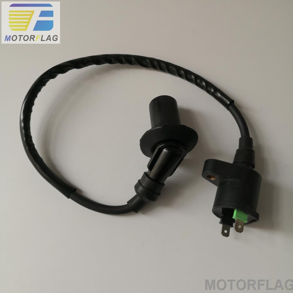 คอยล์จุดระเบิดสําหรับสกู๊ตเตอร์ ATV GY6 50 GY6 125 GY6 150 139QMB 152QMI 157QMJ DIO50 ZX50 / 50 70 90 110 125 150cc Pit Bike Dirt Bike