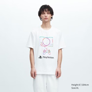 Uniqlo PlayStation TM | Ut (เสื้อยืด แขนสั้น พิมพ์ลาย)