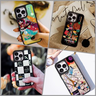 🇰🇷【DPARKS เคสกันชน】เคสโทรศัพท์มือถือ แฮนด์เมด สไตล์เกาหลี สําหรับ Limitied Edition Wassily Kandinsky X DPARKS 14 Pro Max Mini