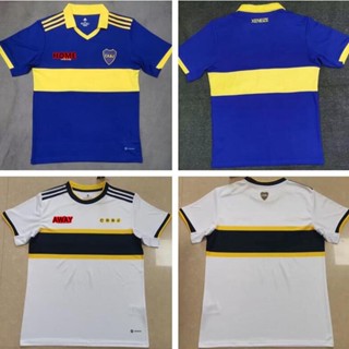 เสื้อกีฬาแขนสั้น ลายทีมชาติฟุตบอล Boca Juniors 2022/23 ชุดเหย้า