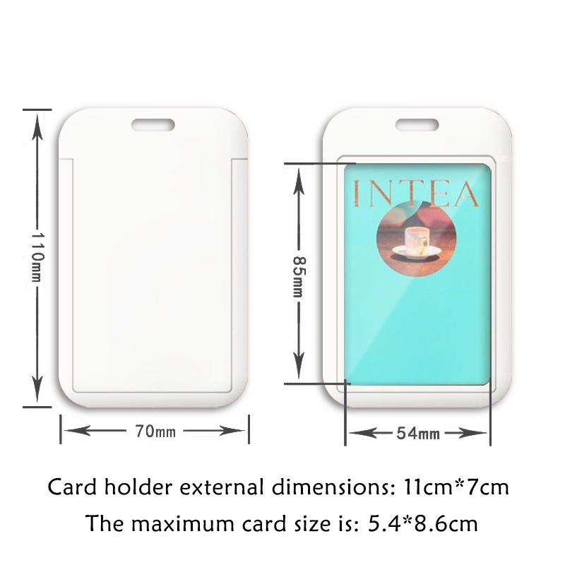 เคสแข็ง พร้อมสายคล้อง สําหรับป้องกันบัตรพนักงาน บัตรนักเรียน - รูปที่ 6