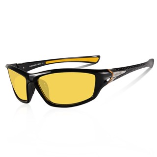 Queshark แว่นตากันแดดเลนส์สีเหลืองสำหรับขี่จักรยาน QE31