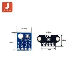 Sgp40 เครื่องตรวจจับก๊าซคาร์บอนไดออกไซด์ SGP30 TVOCeCO2 หลายพิกเซล สําหรับ Arduino