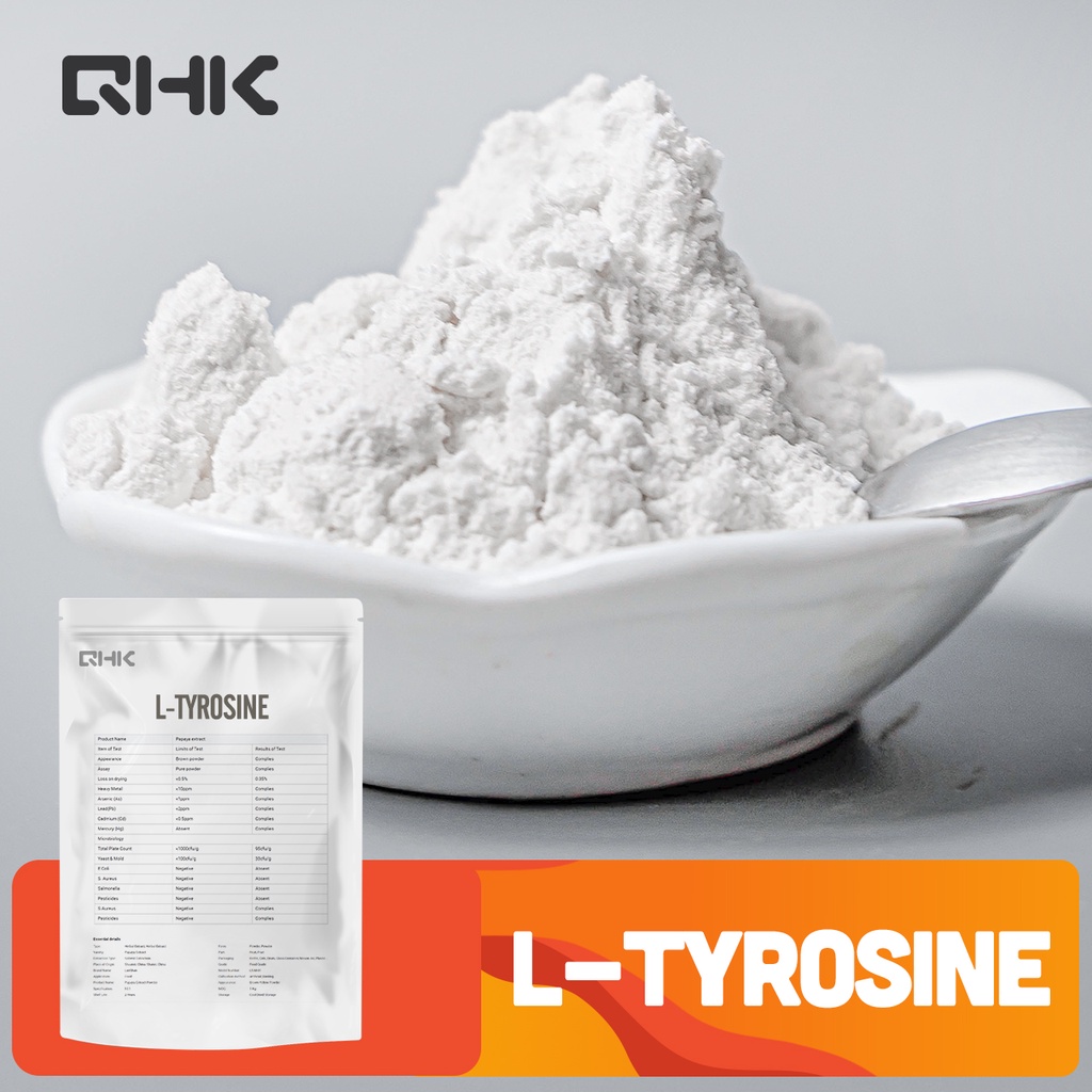 L-tyrosine Natural Powder อาหารเสริม Cas 60-18-4