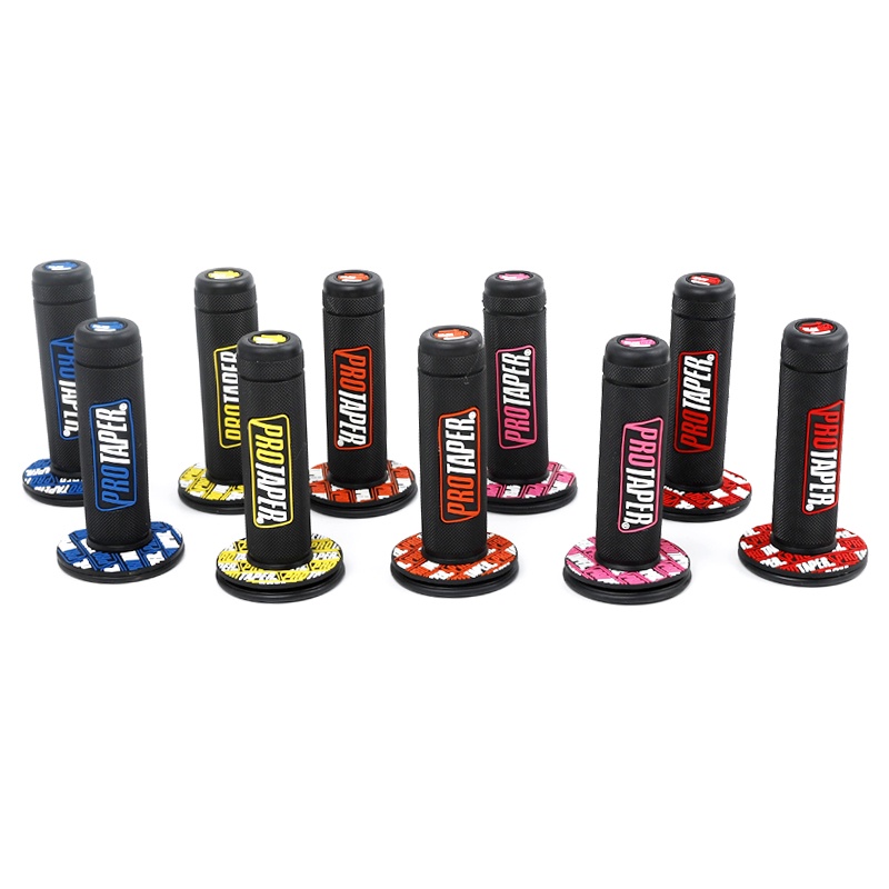 Handle Grip Protaper รถจักรยานยนต์ Protaper Dirt Pit Bike Motocross 7/8 "ยางเจล Hand Grips เบรคมือ