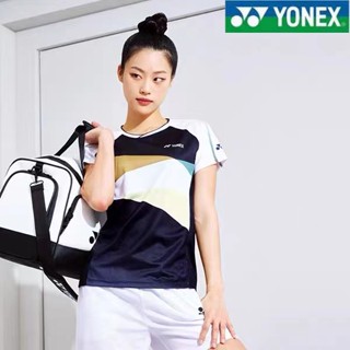 Yonex เสื้อกีฬาแบดมินตัน แห้งเร็ว สไตล์เกาหลี สําหรับผู้ชาย และผู้หญิง 2023