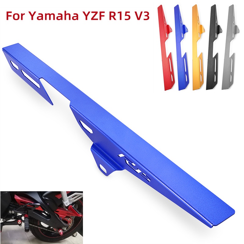 CNC อุปกรณ์เสริมรถจักรยานยนต์โซ่/เข็มขัดสําหรับ Yamaha R15 V3 R 15 V 3 2017 2018 2019 2020