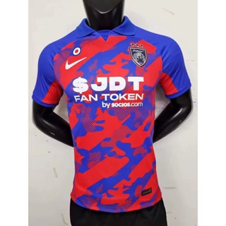 เสื้อกีฬาแขนสั้น ลายทีมชาติฟุตบอล Johor Home 23-24 ชุดเยือน 2023-2024 ชุดเหย้า สําหรับผู้ชาย