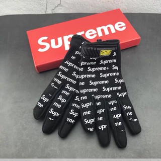 Spike supreme supreme ถุงมือ กันลื่น เหมาะกับการเล่นกีฬากลางแจ้ง ขี่จักรยาน ตั้งแคมป์ วันวาเลนไทน์ ของขวัญ สําหรับผู้ชาย และผู้หญิง