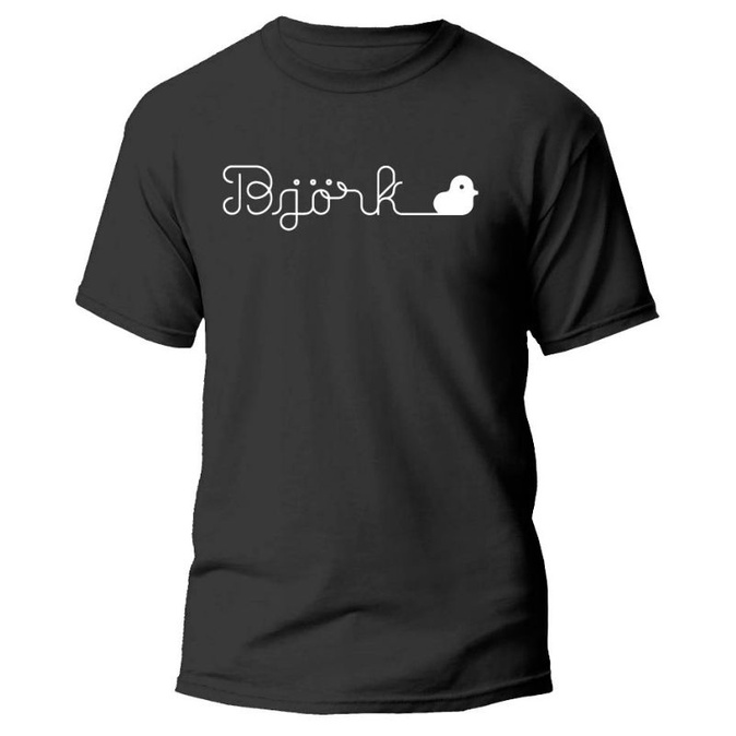 เสื้อยืดโลโก้ BJORK*