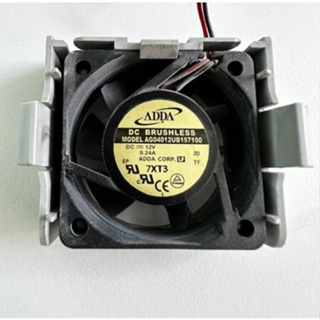 ของแท้ Xiexi ADDA AG0412UB157100  พัดลมระบายความร้อนอินเวอร์เตอร์ 12v 0.24 A 2 สาย