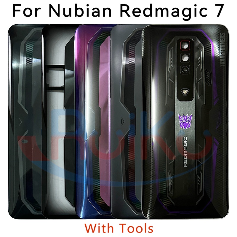 6.8 "สําหรับ ZTE Nubia Red Magic 7 ฝาหลังด้านหลังประตูสําหรับ ZTE Nubia Red Magic 7 NX679J แบตเตอรี่เปลี่ยน