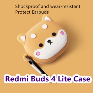 【ของแท้】เคสหูฟัง แบบนิ่ม ลายการ์ตูน สําหรับ Redmi Buds 4 Lite