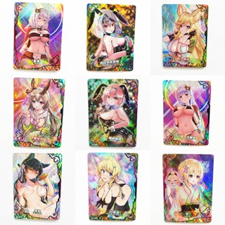 การ์ดคอลเลกชัน การ์ตูนอนิเมะ Games Characters Manga Shiny Card Artwork Fan-Fiction UR CP Sexy Girls Card Specially Selected RE.ZERO EVA Azur Lane Pretty Derby Genshin Impact