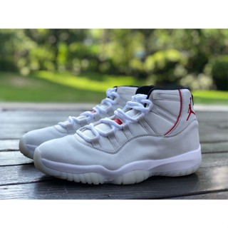 ขายดี รองเท้าบาสเก็ตบอล Air Jordan 11 Retro High Bunny Bunny สีขาว สีแดง AJ11 2023 378037-016