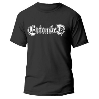 เสื้อยืด ลายโลโก้ ENTOMBED