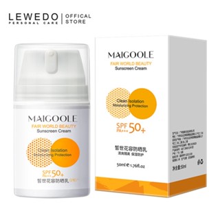 Lewedo ครีมกันแดด SPF50+ ป้องกันรังสียูวี ขนาด 50 มล.