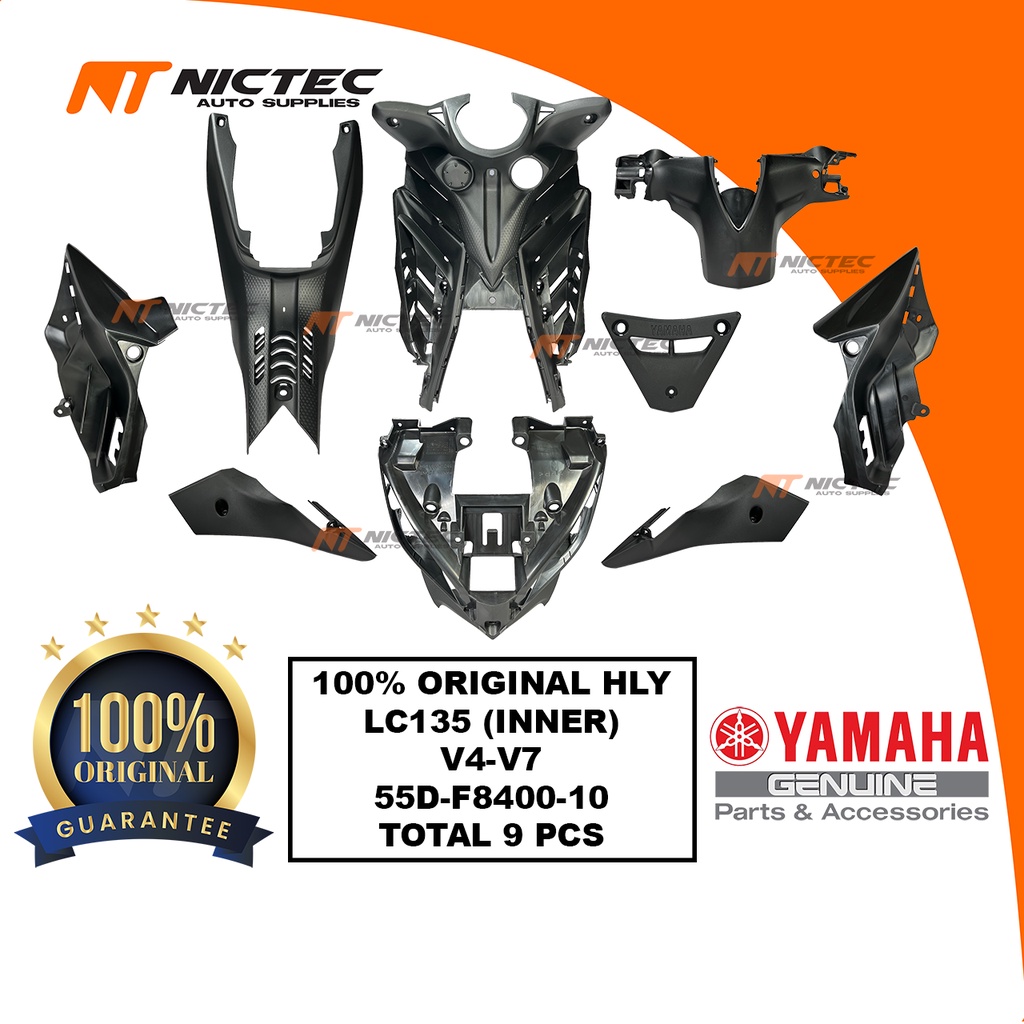 LC135 V4 V5 V6 V7 ชุดฝาครอบภายใน HONG LEONANG YAMAHA 55D-F8400-10 ชุดเต็มที่สมบูรณ์