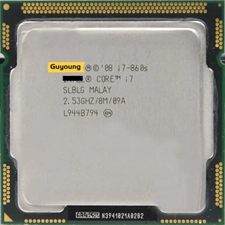 Quad-core I7 โปรเซสเซอร์เดสก์ท็อป I7-860S SLBLG I7 860S 8M Cache 2.53GHz LGA1156 CPU