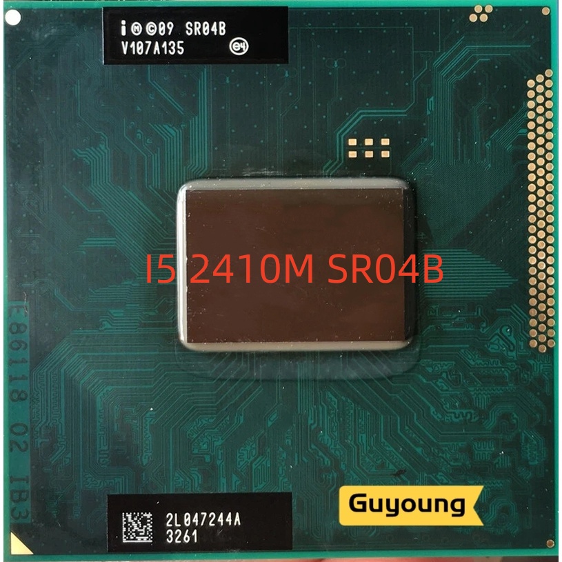 โปรเซสเซอร์ Core i5-2410M i5 2410M SR04B 2.3 GHz แบบ Dual-Core Quad-Thread 3M 35W Socket G2 rPGA988B