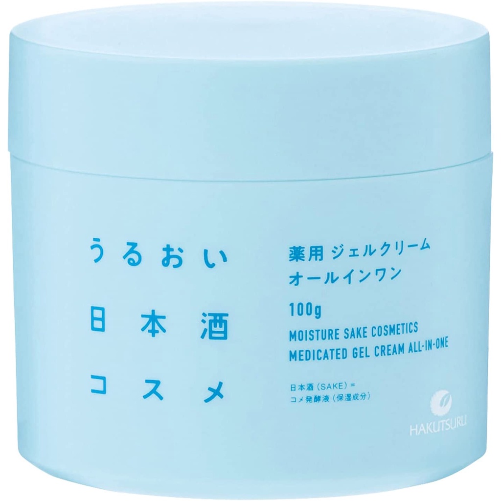 Direct from Japan HAKUTSURU SAKE BREWING CO.,LTD. Moisturizing Sake Cosmetics Medicated Gel Cream 10