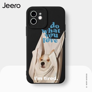 Jeero เคสไอโฟน เคสซิลิโคนนุ่มกันกระแทกน่ารักตลก เคสโทรศัพท์ Compatible for iPhone 15 14 13 12 11 Pro Max SE 2020 X XR XS 8 7 6 6S Plus พลัสHFE1994