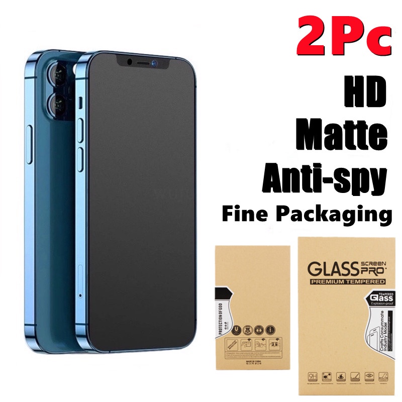 ป้องกันสายลับป้องกันหน้าจอสําหรับ iphone 14 13 12 11 pro max กระจกนิรภัย HD สําหรับ iphone xs max xr 7 8 plus 13mini ฟิล์มส่วนตัว apple 14 pro max เกมป้องกันหน้าจอ