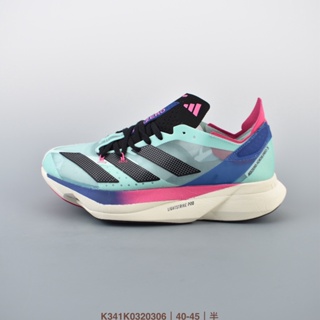 Ad Adizero Adios Pro 3 รองเท้าวิ่ง ดูดซับแรงกระแทก ทนต่อการสึกหรอ แบบมืออาชีพ