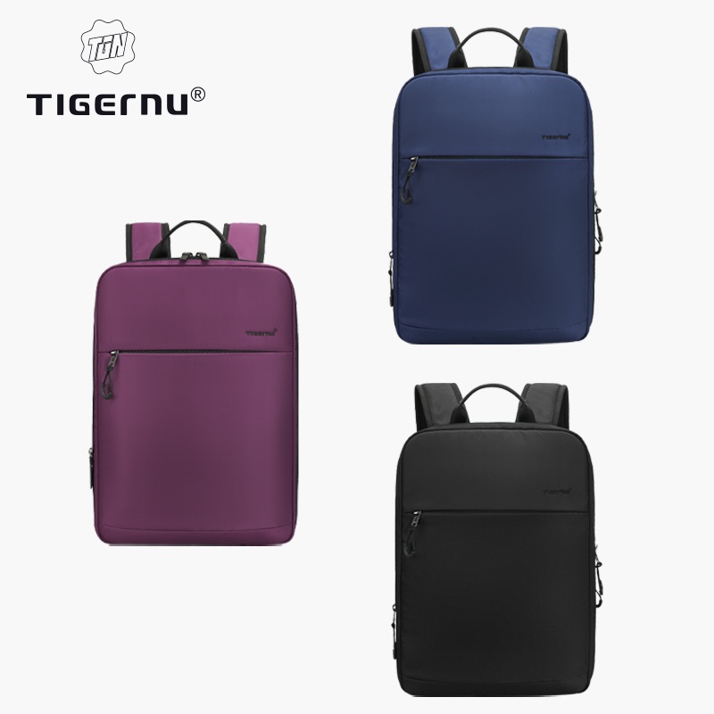 Tigernu 9013 กระเป๋าเป้สะพายหลัง กระเป๋าใส่แล็ปท็อป กันน้ํา น้ําหนักเบา ความจุเยอะ 15.6 นิ้ว สําหรับผู้หญิง