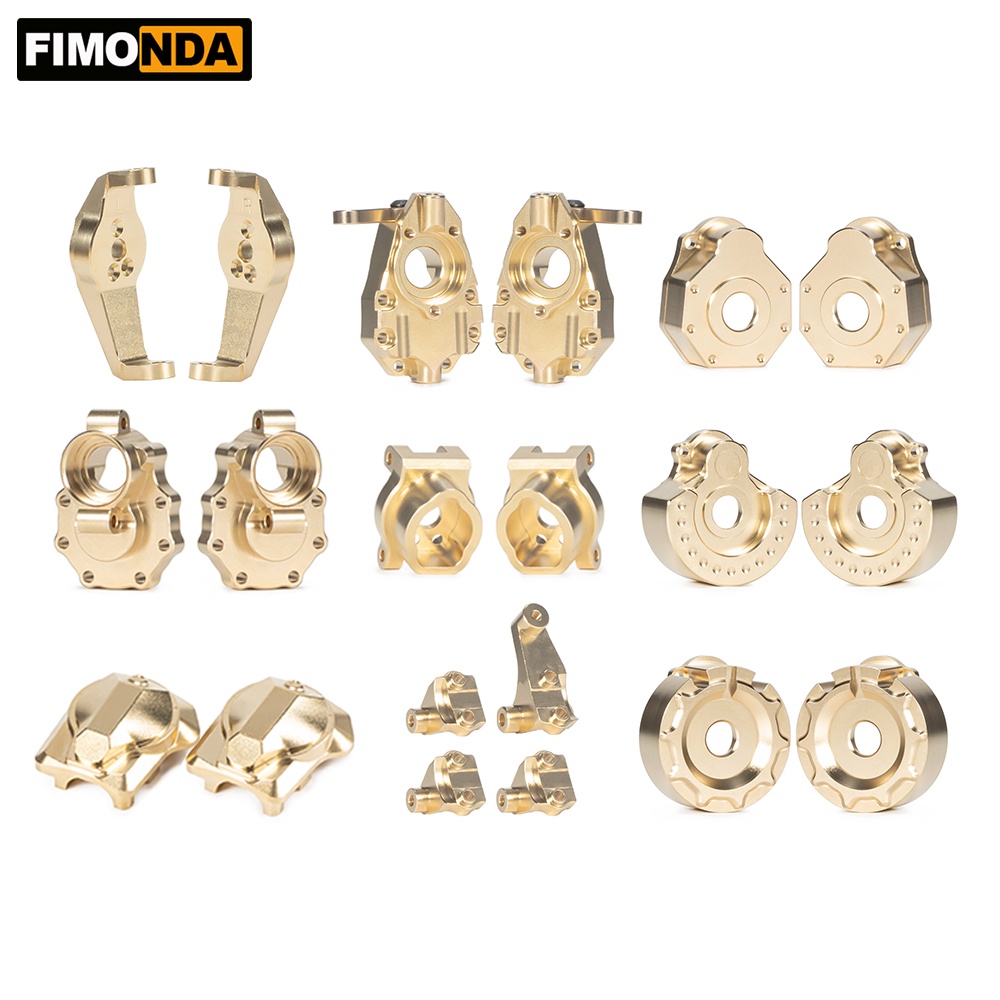 เพลายกน้ําหนัก ทองเหลือง TRX4 สําหรับอัพเกรดรถไต่หินบังคับ 1/10 TRX-4 Defender Bronco G500 Sport TRX