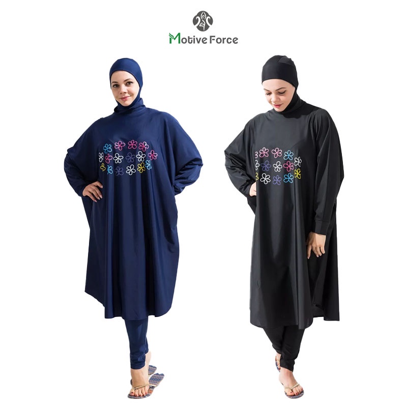 ชุดว่ายน้ํา ป้องกันแดด พลัสไซซ์ สไตล์มุสลิม สําหรับผู้หญิง